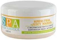 АЛЬГАНИКА. Крем-гель для тела «Juicy Mango» 250мл. с экстрактами манго и ананаса, комплексом масел, хитозаном купить в Люберцах