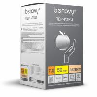 Перчатки Benovy хирургические неопудренные стерильные 6 купить в #REGION_NAME_DECLINE_PP#