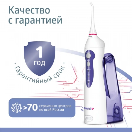 Ирригатор полости рта B.Well WI-911 с увеличенной емкостью 330 мл купить в Люберцах